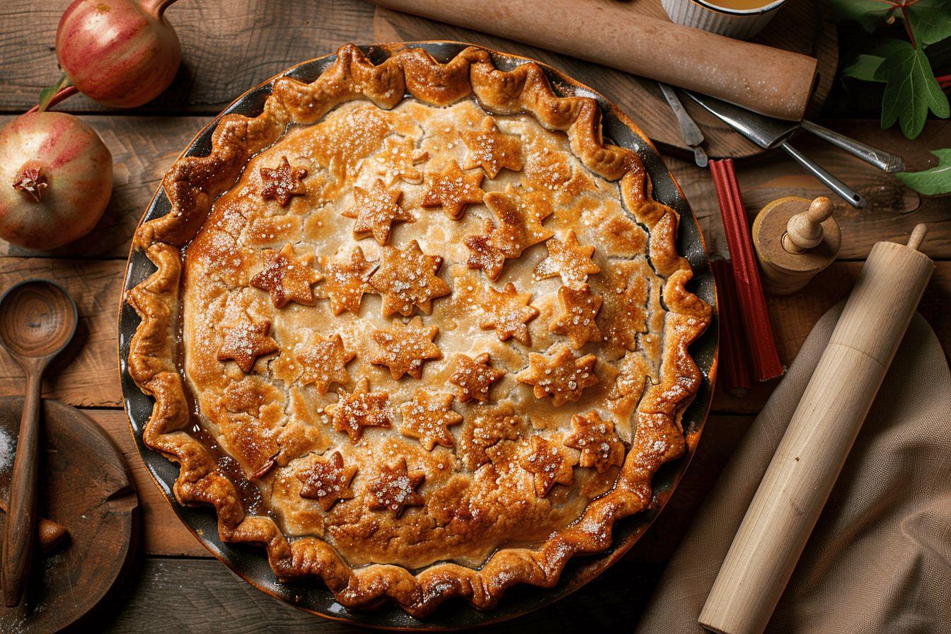 Tarte à la rhubarbe : la RECETTE de ma grand-mère dévoilée