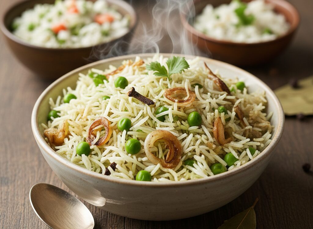 Recette du matar pulao : le riz indien facile et authentique