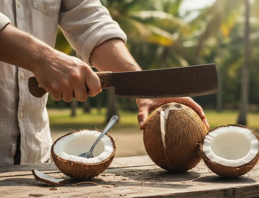 Ouvrir une noix de coco facilement : les astuces de pro 🥥