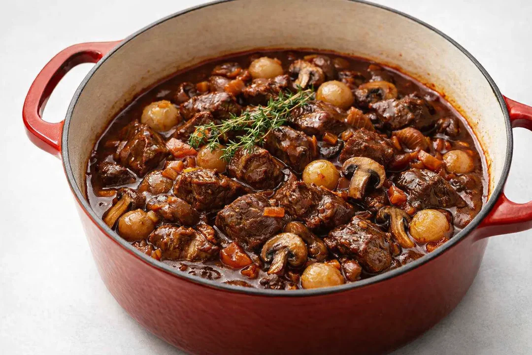 boeuf bourguignon recette de grand-mère