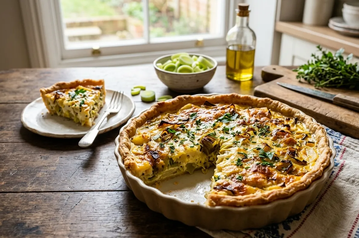 Réussir la RECETTE de la tarte aux poireaux de grand-mère