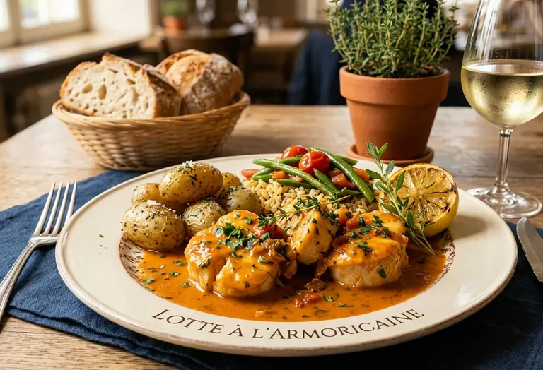 lotte à l'armoricaine recette grand mere